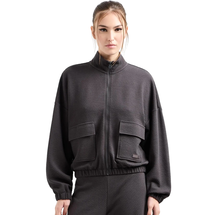 Hanorac EA7 EMPORIO ARMANI TRAIN S4E W T-TOP CN XS Gri Femei photo 3