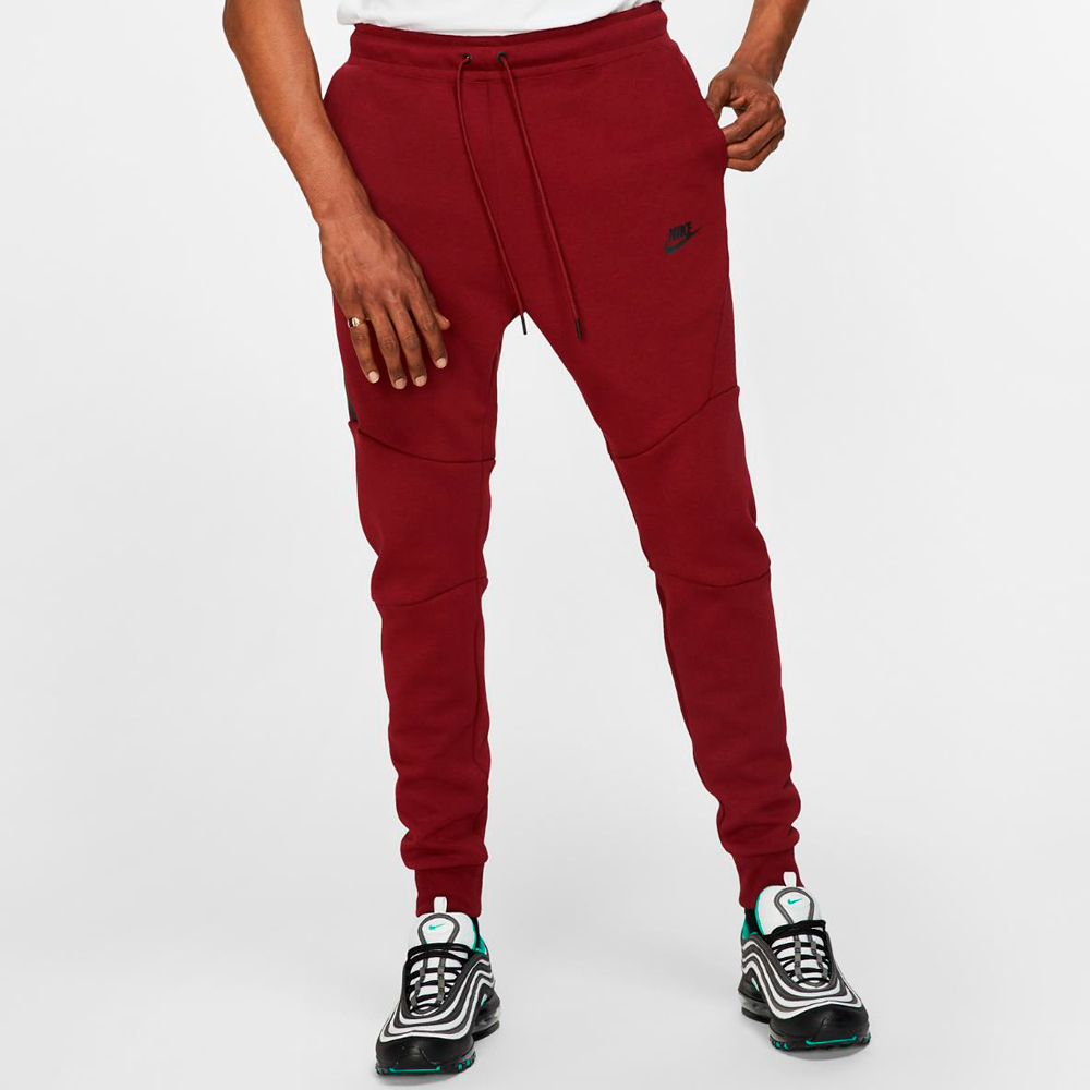 Брюки Nike M NSW TCH FLC JGGR L Бордовый Мужской photo 3