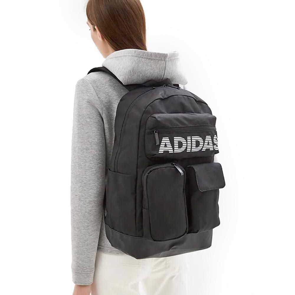 Рюкзак  Adidas CL 3D POCKETS/ED6878/Черный/Белый photo 2