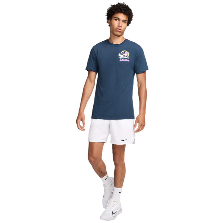 Tricou bărbătesc Nike M NKCT DF TEE OC S Albastru photo 2