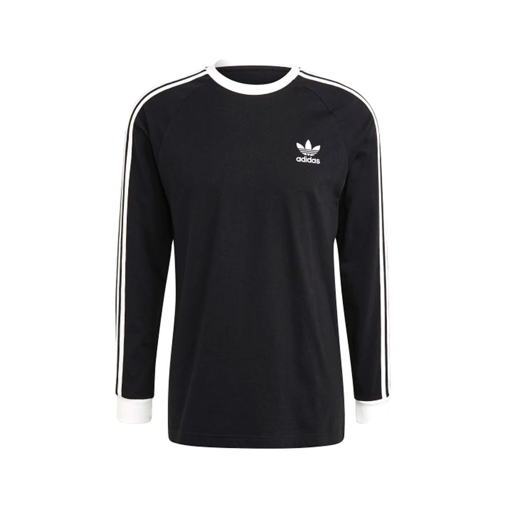 Hanorac pt bărbați Adidas STRIPES LS T S Negru photo 1 Hanorac pt bărbați Adidas STRIPES LS T S Negru photo 1