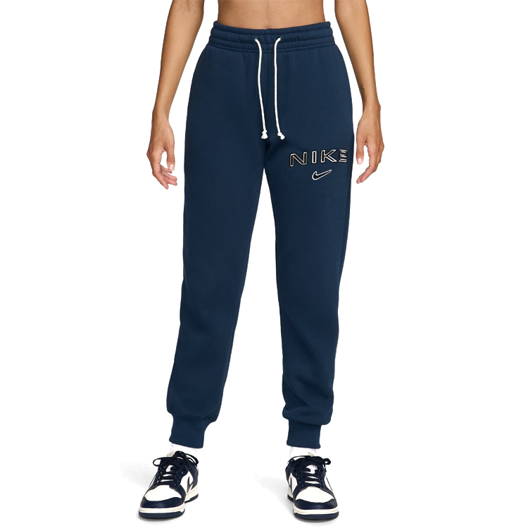 Брюки Nike W NSW PHNX FLC MR STD LOGO PNT S Синий Женский photo 3