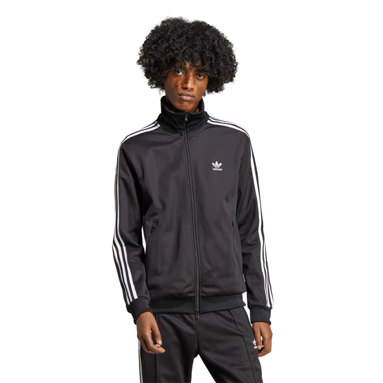 Hanorac pt bărbați Adidas BECKENBAUER TT 2XL Negru photo 2