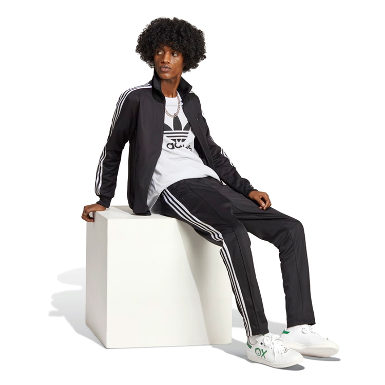 Hanorac pt bărbați Adidas BECKENBAUER TT 2XL Negru photo 4
