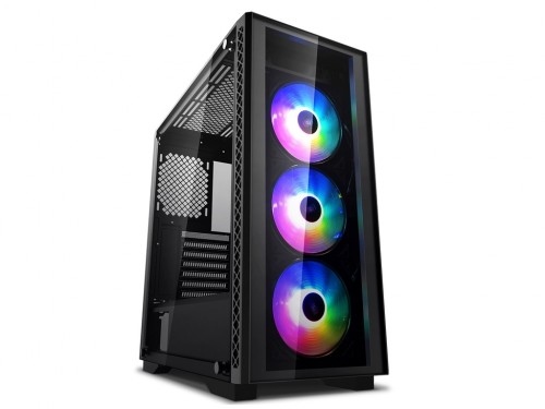 Carcasa DEEPCOOL MATREXX 55 MESH ADD-RGB 4F / w/oPSU / Side panel / 4x120mm ADD-RGB fans / ATX / Black photo 2