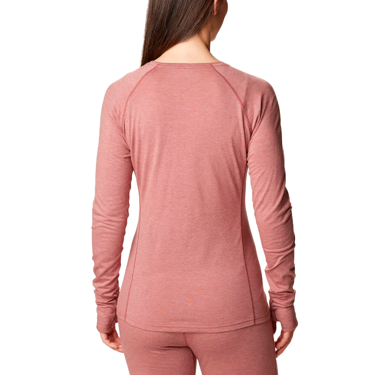Tricou termica cu maneca lunga Columbia Tunnel Springs Wool Crew XS Roz Femei photo 3