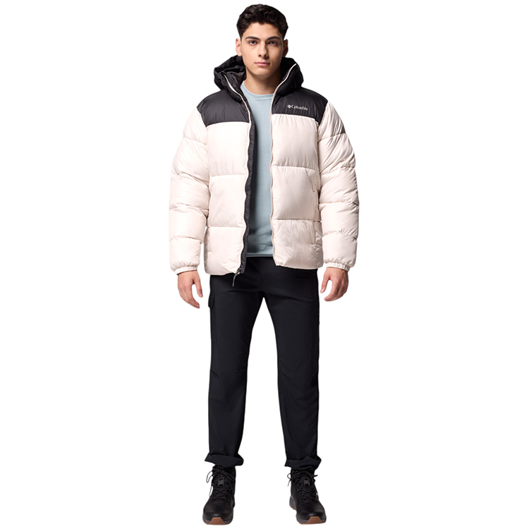 Geacă pt Barbati Columbia Puffect II Hooded Jacket S Bej photo 3