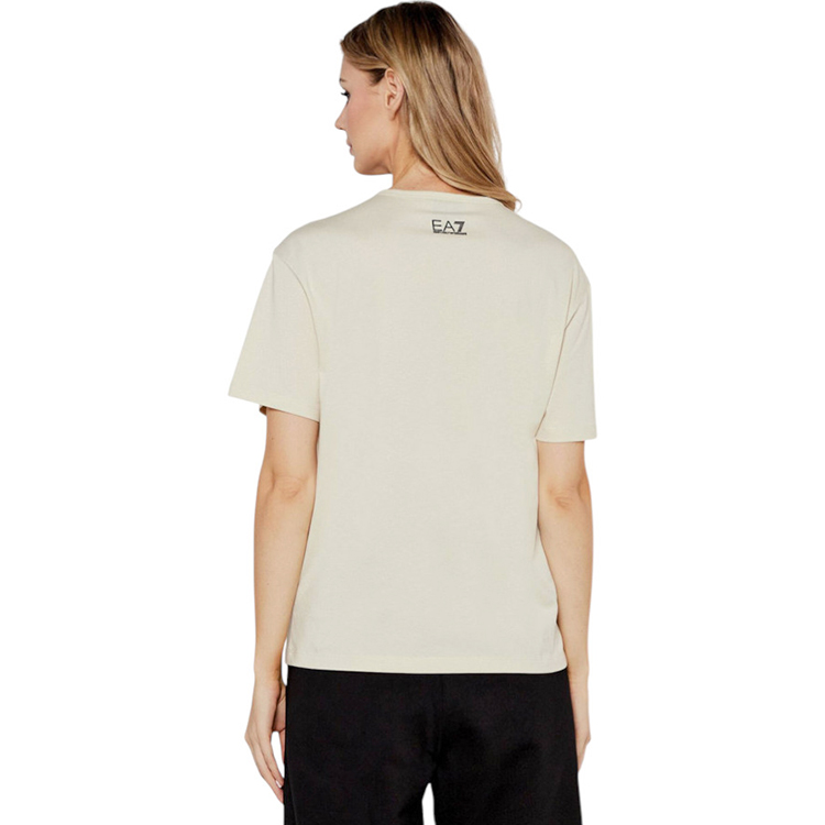 Tricou EA7 EMPORIO ARMANI TRAIN VISIBILITY W TEE SS XS Bej Femei photo 4