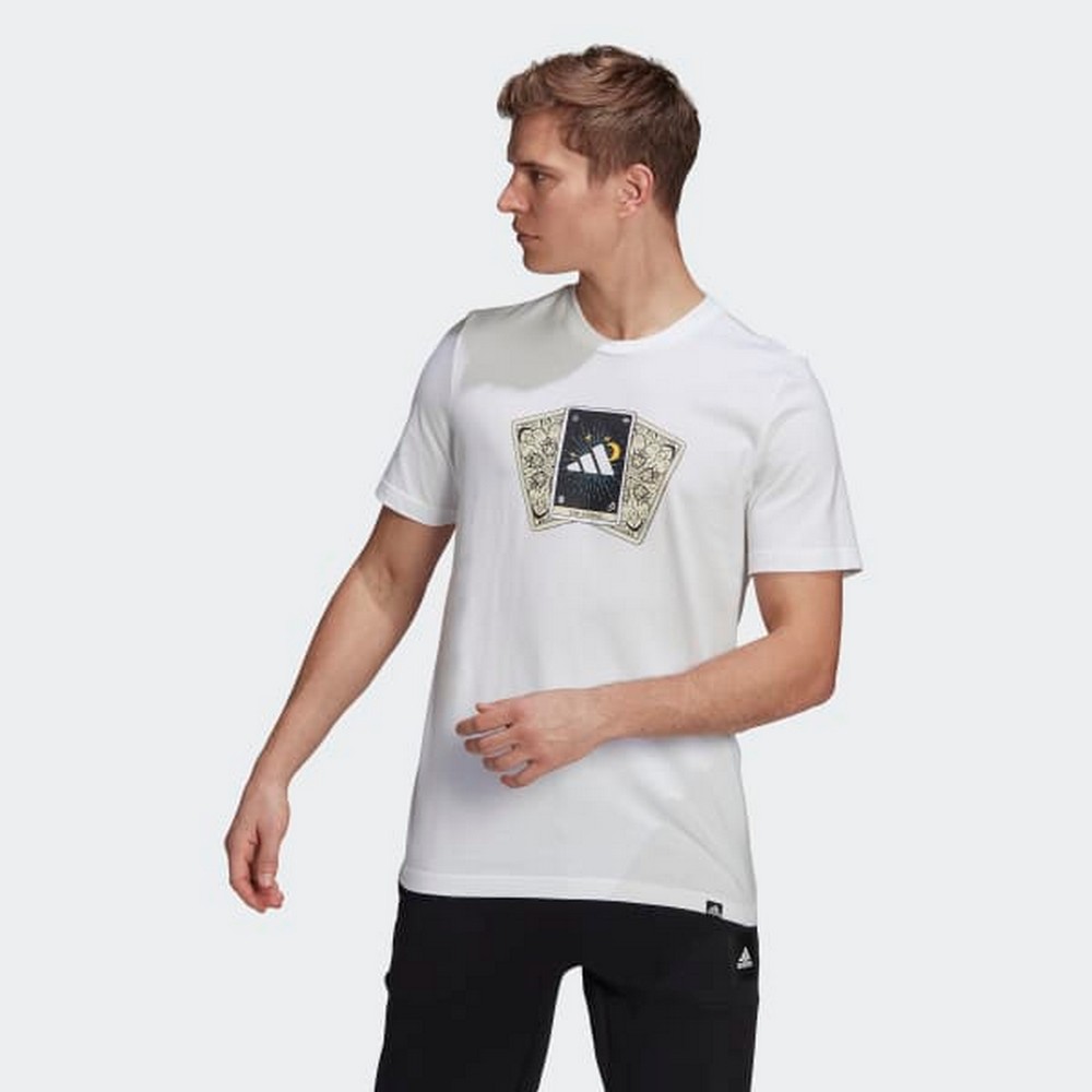 Tricou bărbătesc Adidas Tarot BOS M XS Alb photo 2