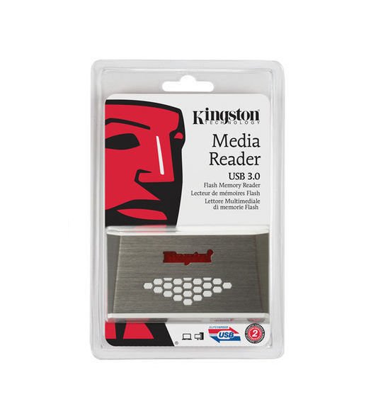 Card Reader All-in-1 Kingston USB 3.0 High-Speed Media Reader, USB3.0, Compact Flash Type I/II, SD/SDHC UHS I-II/SDXC UHS I-II, microSD/microSDHC UHS-I/microSDXC UHS-I, Memory Stick PRO/Duo/PRO Duo/ PRO-HG Duo photo 2