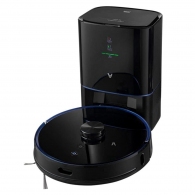 VIOMI "Alpha (S9)" + Auto dumping station, EU, Black, Robot Vacuum with Auto-Dumping Cleaning, Suction 2700pa, Sweep, Mop, Remote Control, Wi-Fi, Multi-Floor Mapping, Self Charging, Auto Dirt Disposal, Dust Box Capacity: 3L, Working Time: 180m, Maximum ar thumbnav 1