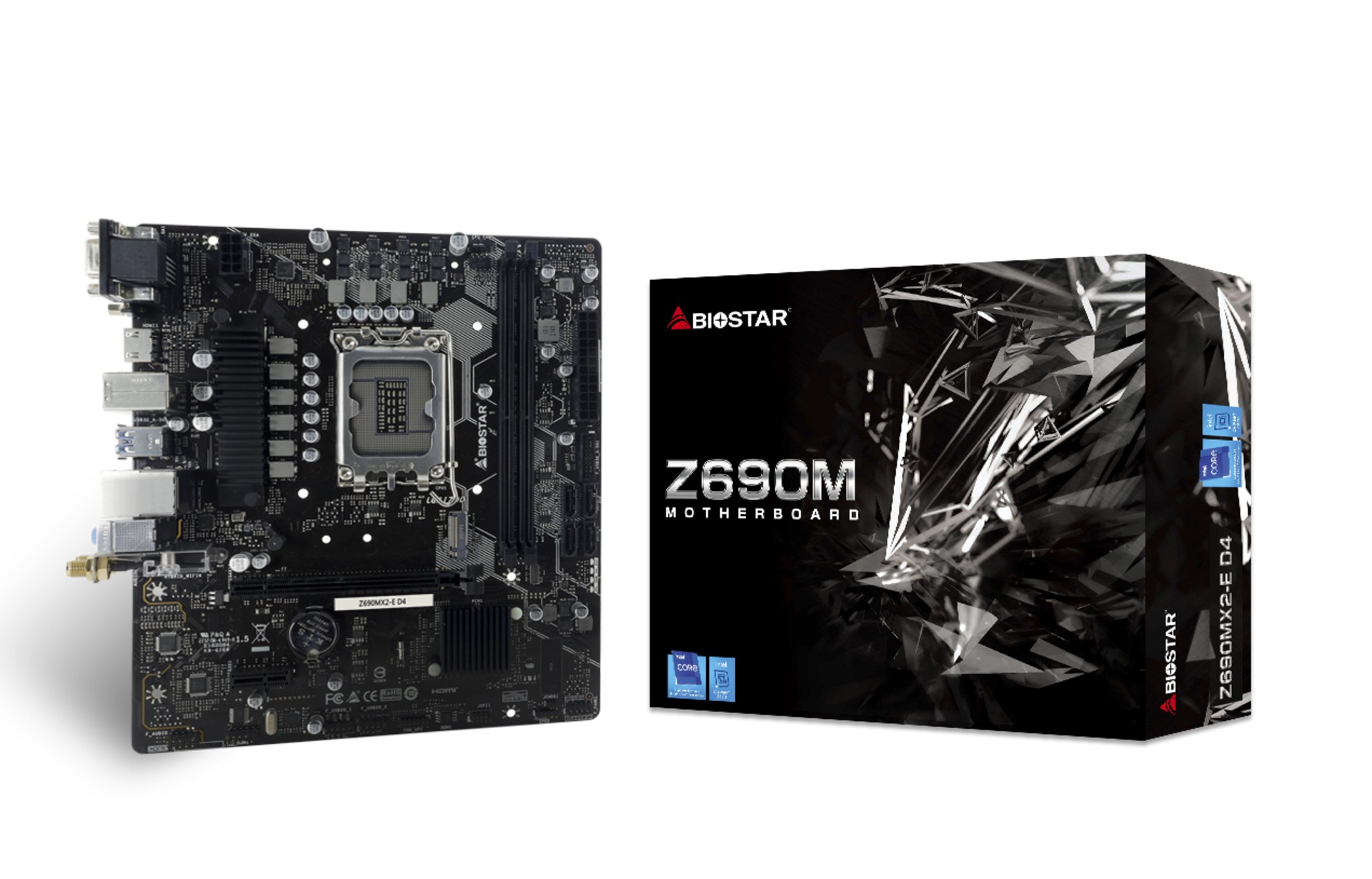 Placa de baza BIOSTAR B690MX2-E D4 / Socket 1700 / Z690 / DDR4 / mATX photo 1 Placa de baza BIOSTAR B690MX2-E D4 / Socket 1700 / Z690 / DDR4 / mATX photo 1