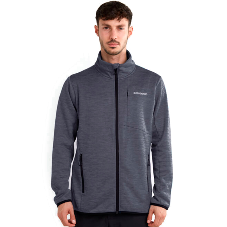 Hanorac pt bărbați Fundango Jefferson Fleece Jacket S Gri photo 3