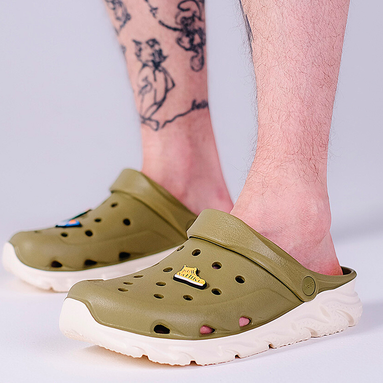 Slapi COQUI Clogs CODY DUAL pt Barbati / 42 / Bej-verde photo 5