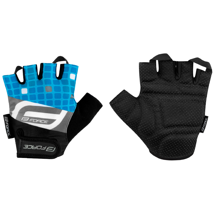 Manusi pentru bicicleta Force SQUARE Albastru 905580 photo 1