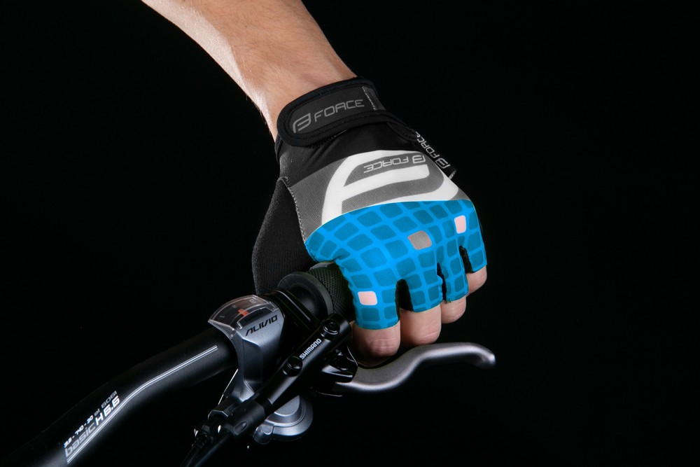 Manusi pentru bicicleta Force SQUARE Albastru 905580 photo 2