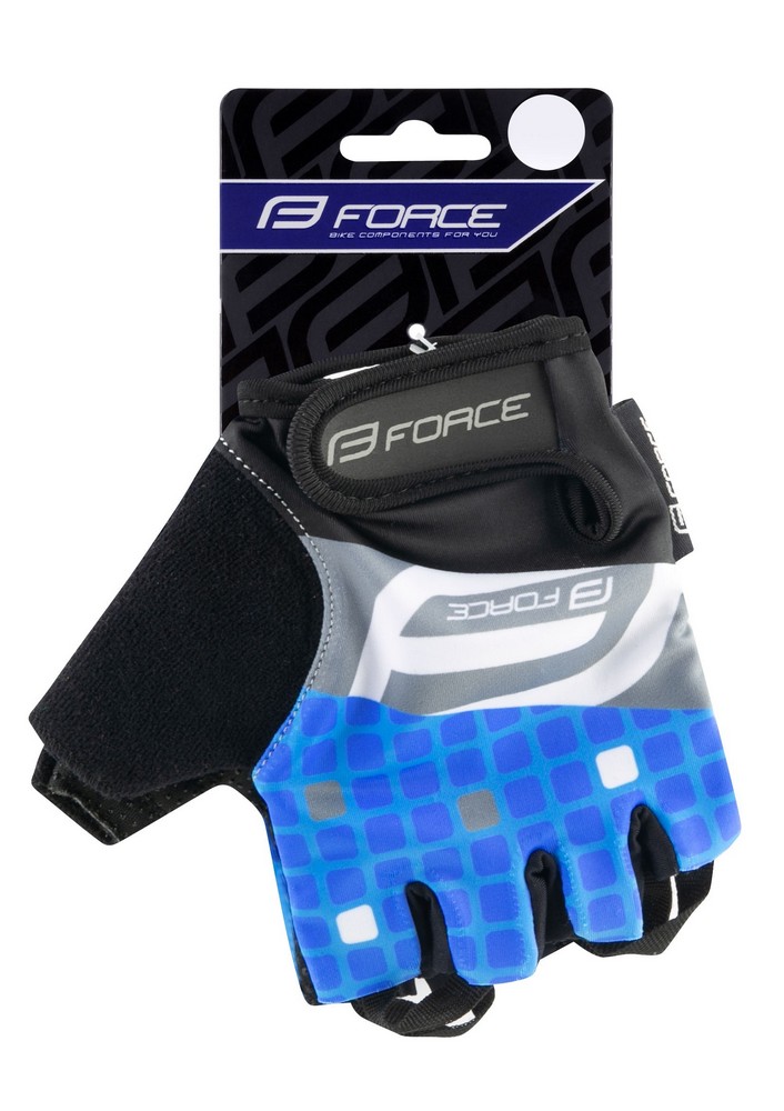 Manusi pentru bicicleta Force SQUARE Albastru 905580 photo 3