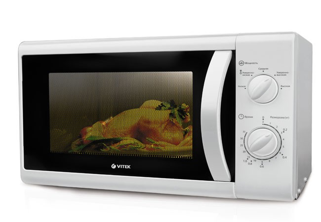 Cuptor cu microunde Vitek VT-1680 700 W / 17 l / Alb photo 1 Cuptor cu microunde Vitek VT-1680 700 W / 17 l / Alb photo 1