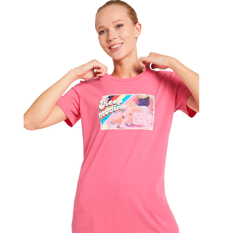 Tricou Demix W Tee 48 Roz Femei photo 4