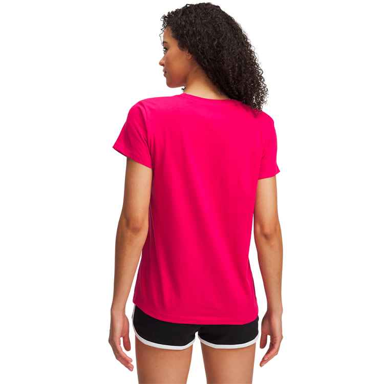 Tricou Under Armour UA Rival Logo SS L Roz Femei photo 2