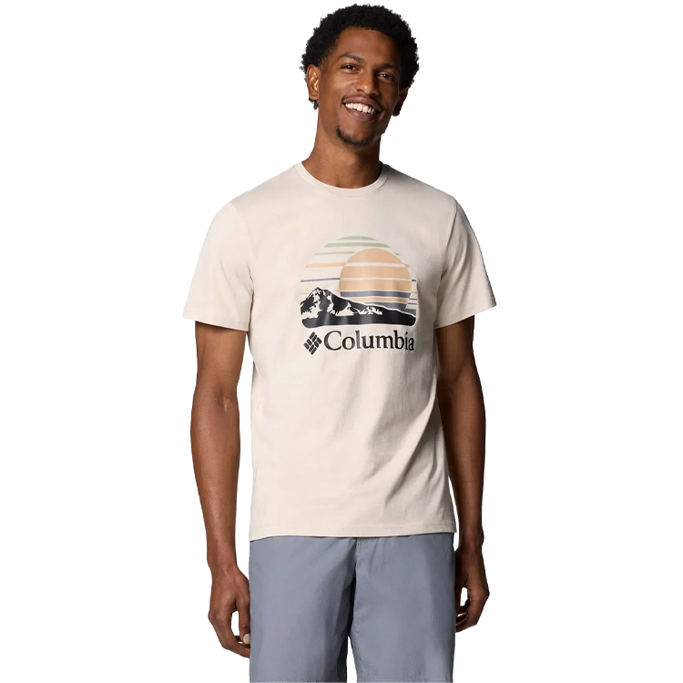 Tricou bărbătesc Columbia Path Lake Graphic Tee II S Bej photo 1 Tricou bărbătesc Columbia Path Lake Graphic Tee II S Bej photo 1
