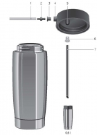 Recipient p/u lapte Jura 0,6L, 65381 thumbnav 2