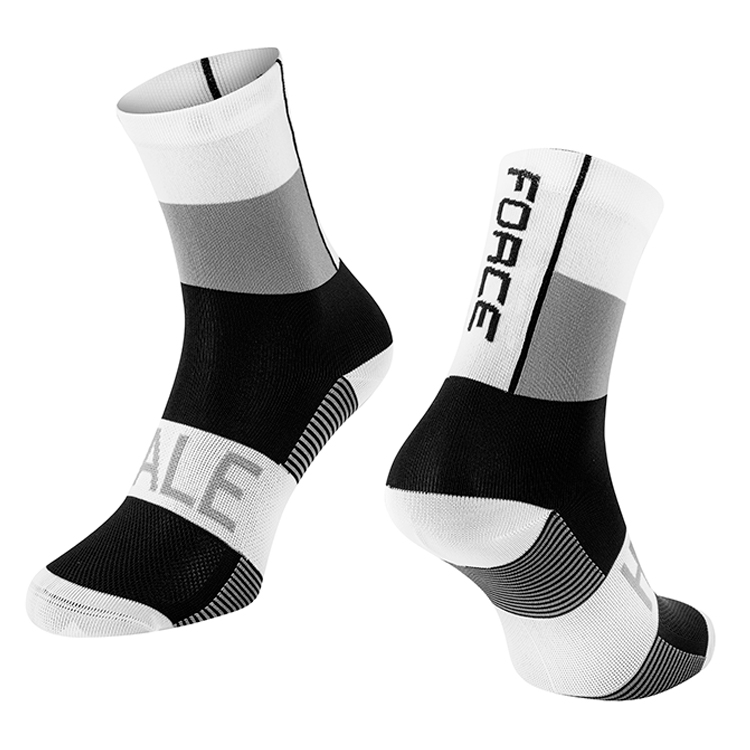 Sosete Unisex Force HALE 42-46 Gri-alb-negru photo 3