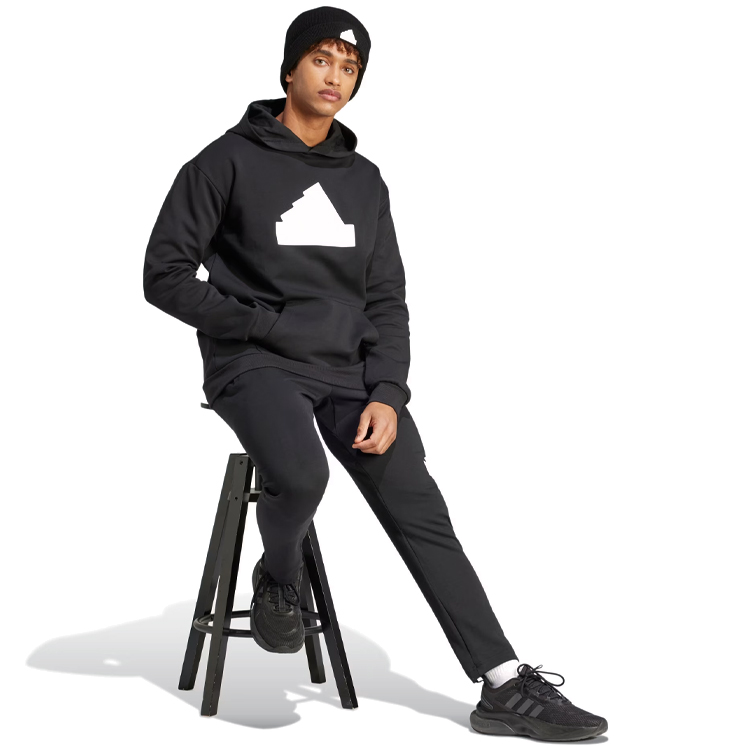 Hanorac pt bărbați Adidas M FI BOS HD XS Negru photo 2