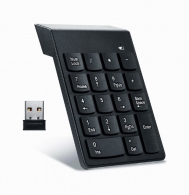 Wireless Keypad Gembird KPD-W-02 / 18 keys / USB / Black thumbnav 2