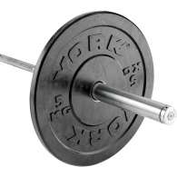 Диск 5 кг YORK Solid Rubber Bumper Plate thumbnav 3