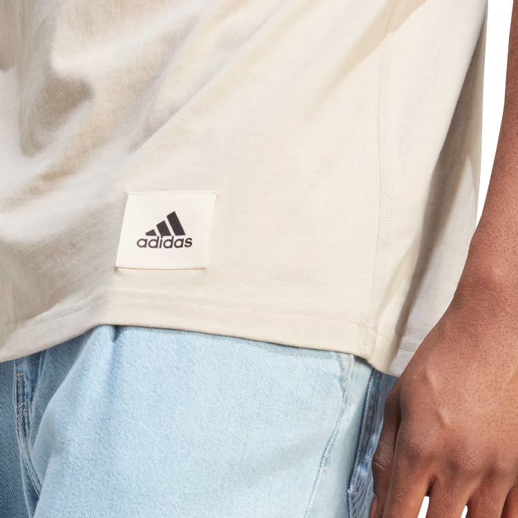 Tricou bărbătesc Adidas M LNG TEE Q3 S Bej photo 5