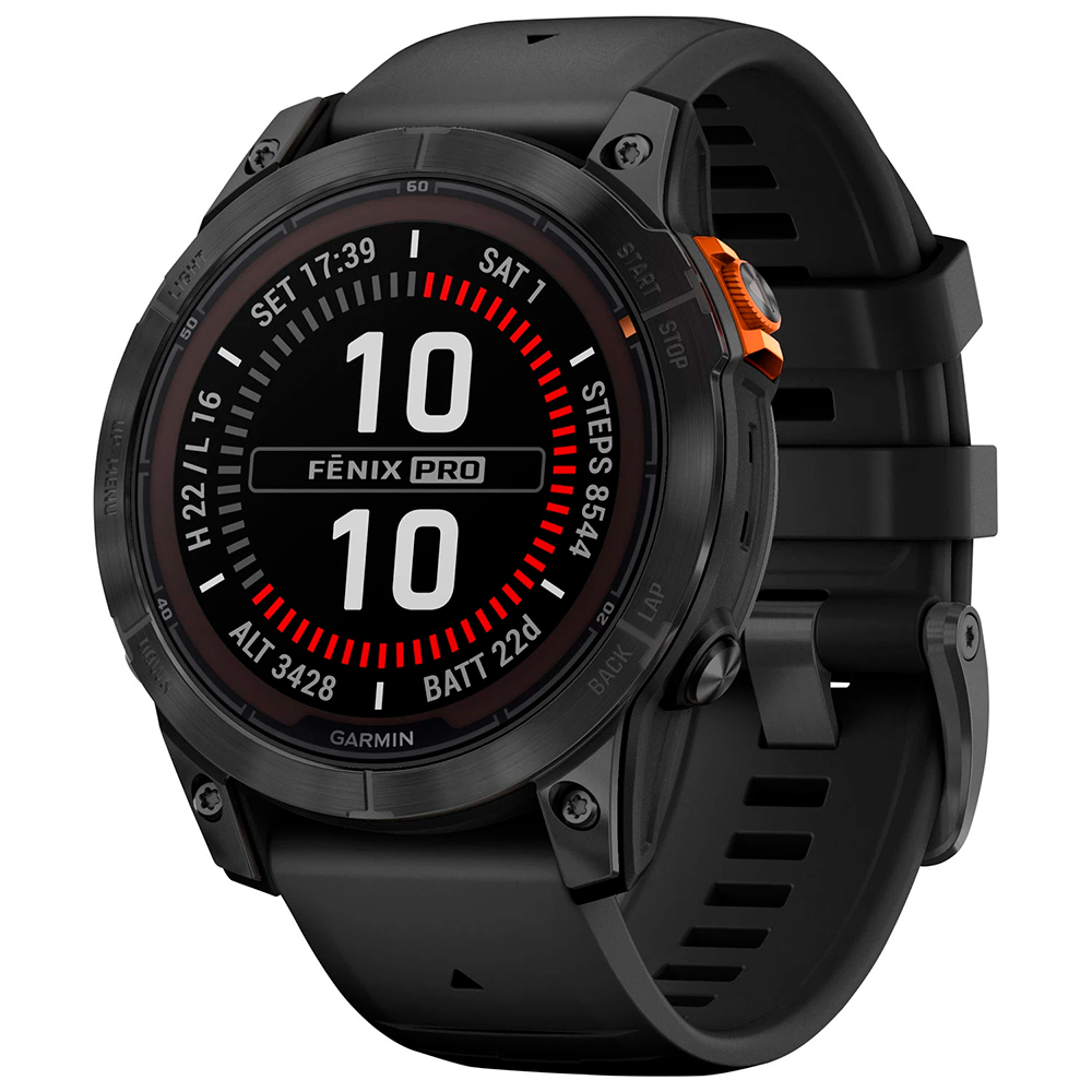 Garmin Fenix 7 Pro - Solar, Slate Grey with Black Band photo 1