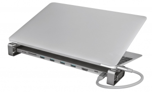 Многопортовый Адаптер Trust Dalyx/ USB-С/ 4xUSB-A/ 2xUSB-C/ HDMI/ RJ45/ SD/ microSD thumbnav 4