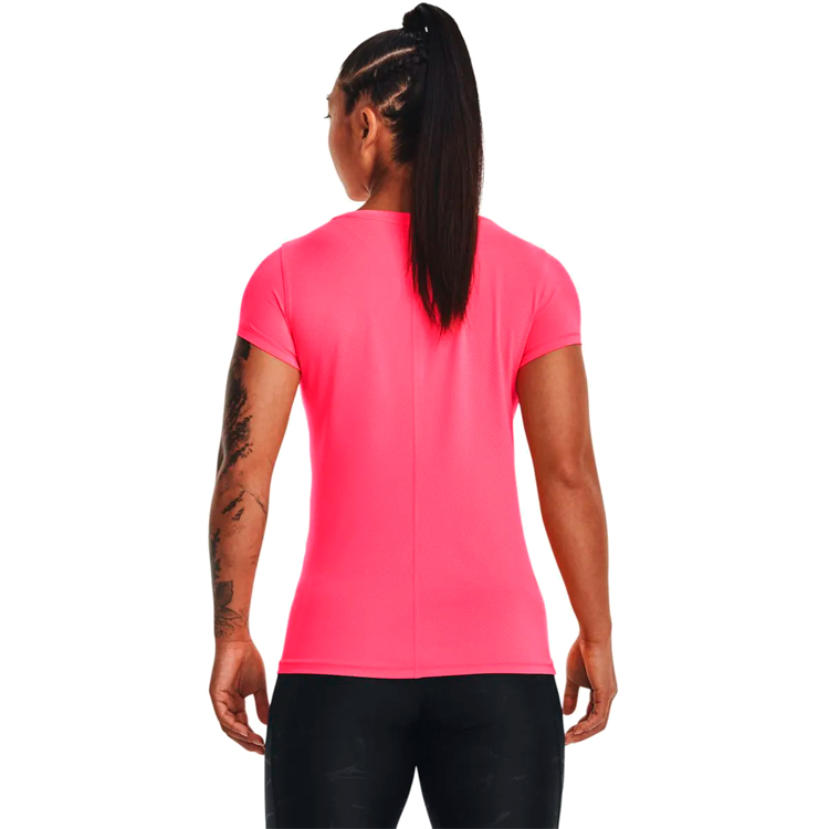 Tricou Under Armour UA HG ARMOUR SS / Femei / XS / Roz photo 4