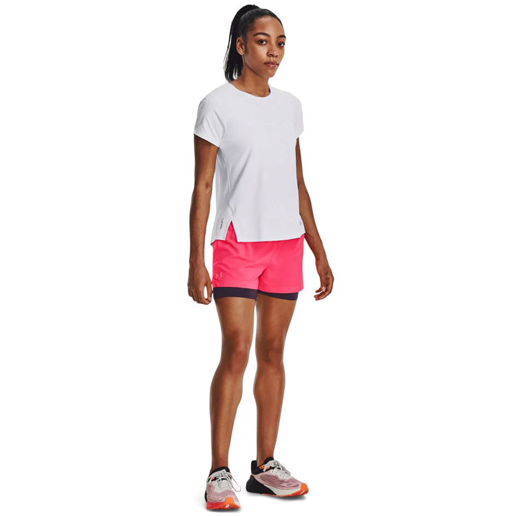Sorti Under Armour UA RUN STAMINA 2IN1 SHORT / Femei / S / Roz photo 4