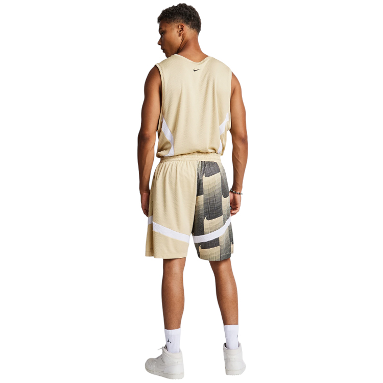 Sorti de bărbați Nike M NK DF ICON 8IN SHORT AOPSTFV L Bej-gri photo 3