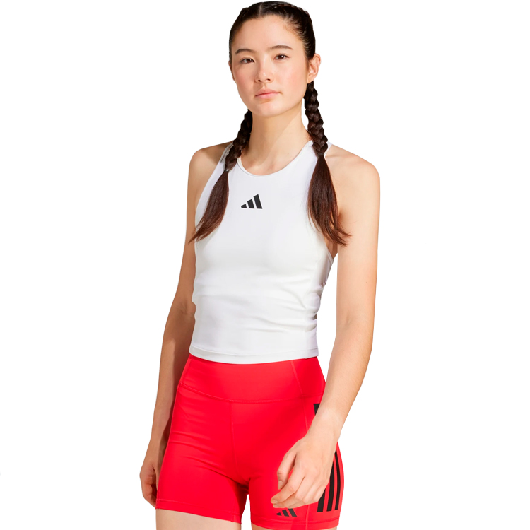 Майка Adidas BRA TANK 3S / Женский / XXS / Белый photo 2