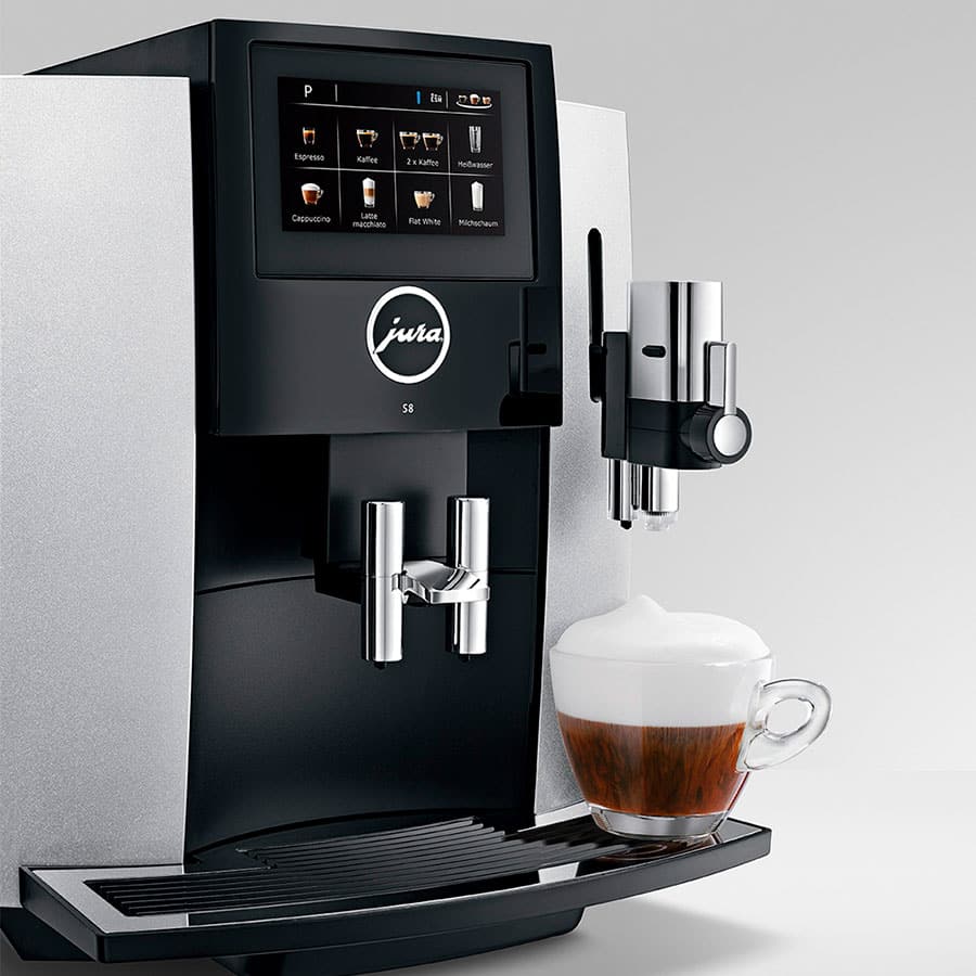 Aparat de cafea Espresso JURA S8 Platin, 15483 / 15 bar / Espresso photo 2