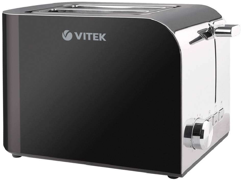 Prajitor de paine Vitek VT1583, 2, 850 W, Negru photo 1 Prajitor de paine Vitek VT1583, 2, 850 W, Negru photo 1