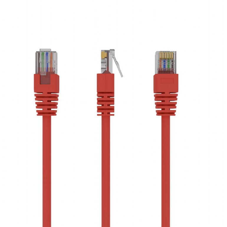 UTP Cat.5e Patch cord, 1.5m, Red photo 1