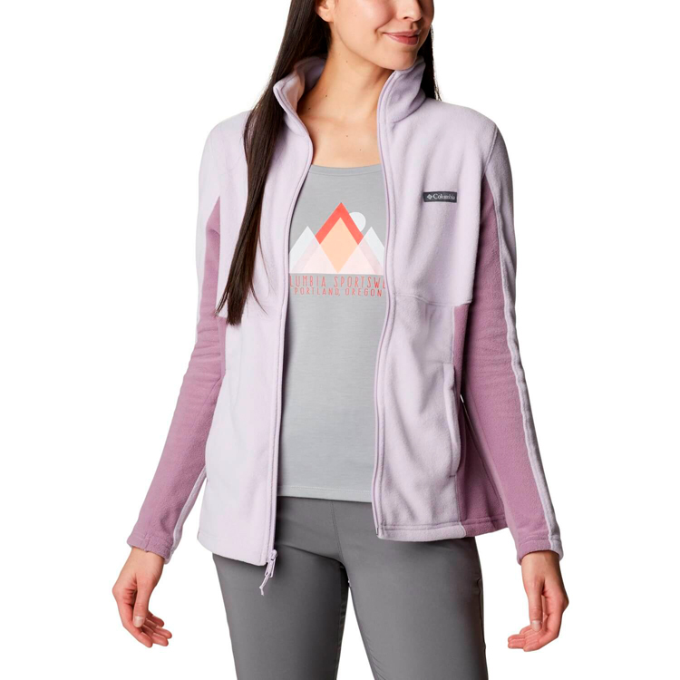 Hanorac Columbia Basin Trail III Full Zip XS Mov Femei photo 5