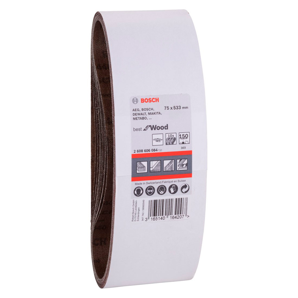 Лента шлифовальная Bosch 2608606084 photo Лента шлифовальная Bosch 2608606084 photo
