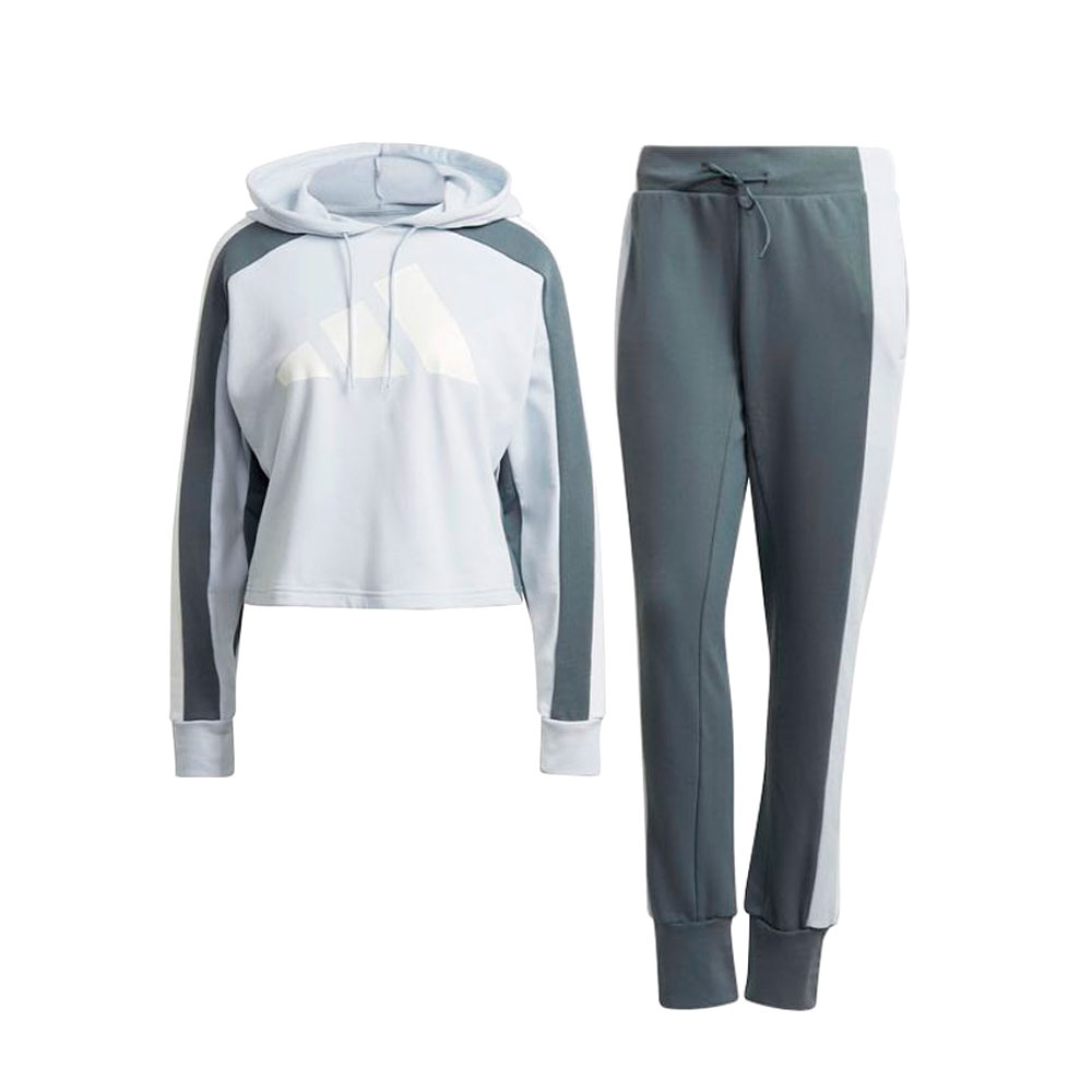 Costum Sportiv Adidas W TS BIG LOGO 2XS Gri Femei photo 1 Costum Sportiv Adidas W TS BIG LOGO 2XS Gri Femei photo 1