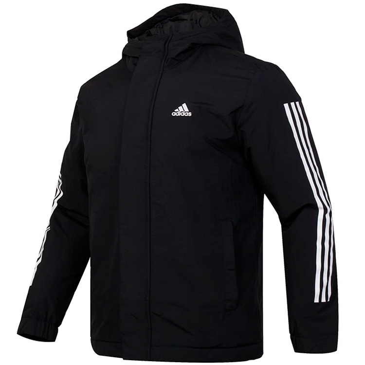 Geacă pt Barbati Adidas 3S HOODED JKT XS Negru photo 1 Geacă pt Barbati Adidas 3S HOODED JKT XS Negru photo 1