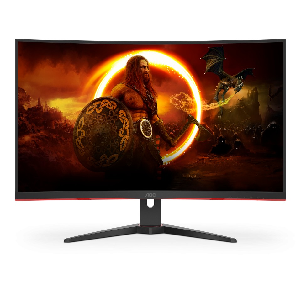 31.5” Monitor Gaming AOC CQ32G2SE/BK / Curved / 1ms / 165Hz / Black photo 1