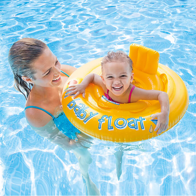 Cerc gonflabil cu decupaje pentru picioare INTEX MY BABY FLOAT photo 2
