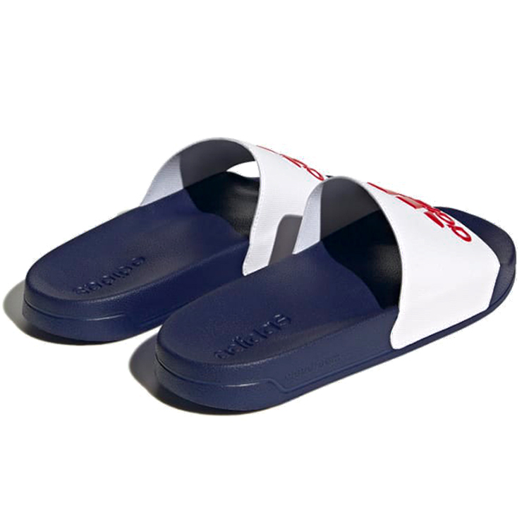 Slapi Adidas ADILETTE SHOWER pt Barbati / 44.5 / Albastru-alb photo 2