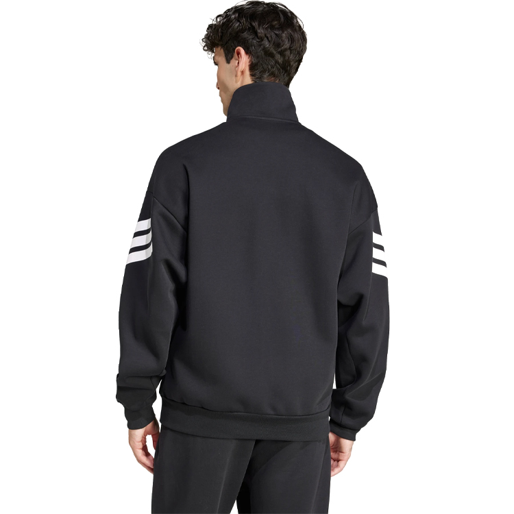 Hanorac pt bărbați Adidas M FI 3S TT XS Negru photo 4
