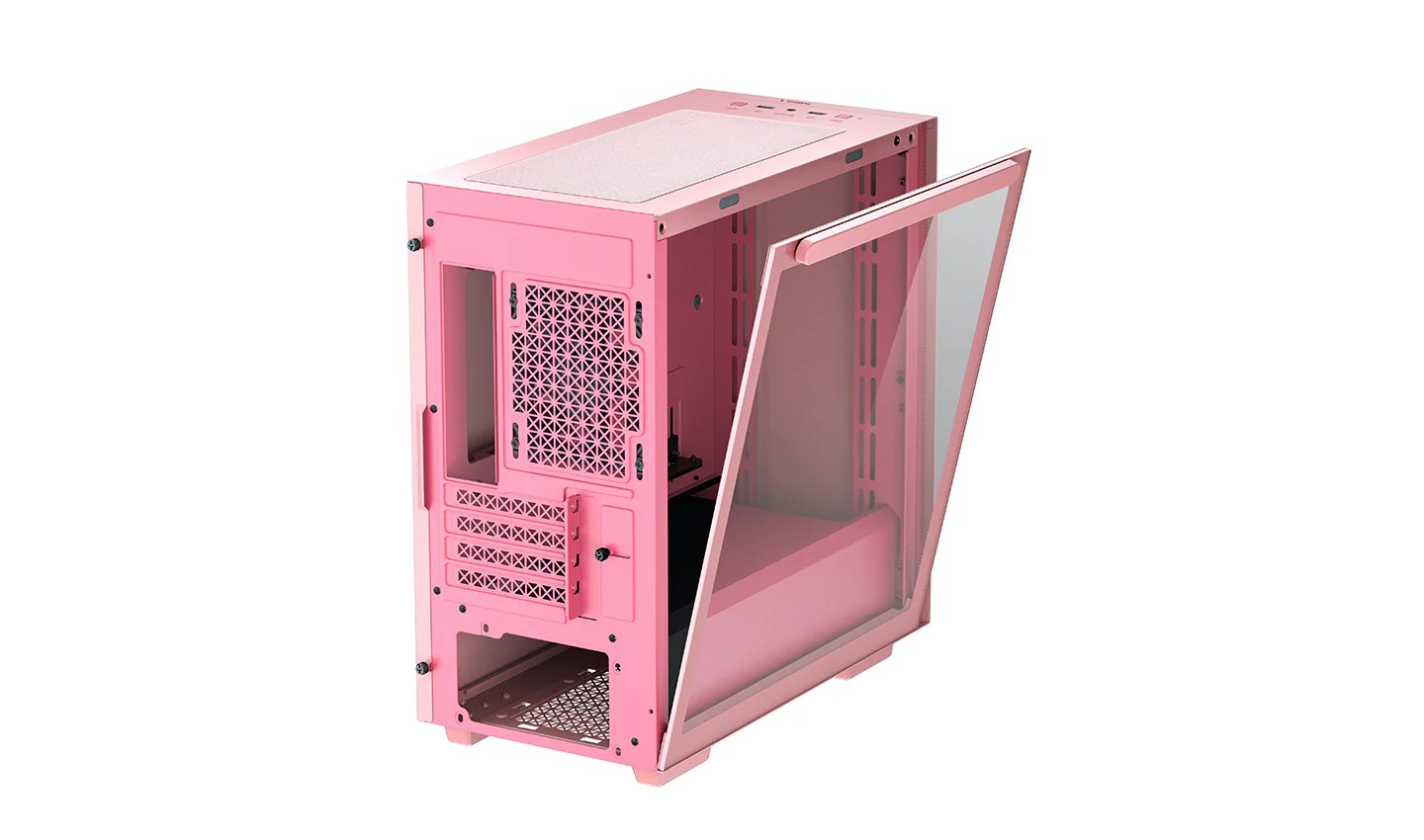 Carcasa DEEPCOOL MACUBE 110 PINK / w/oPSU / Side-Window / 1x 120mm fan / ATX / Pink photo 7