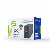 Gembird Power Cube UPS-PC-652A, 650VA / 390W, UPS with AVR,  2x C13 output, without power extension cable thumbnav 2